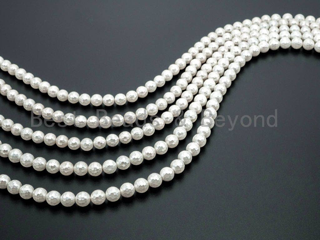 6mm/8mm/10mm/12mm/14mm Quality White Mother of Pearl beads,SKU#T66