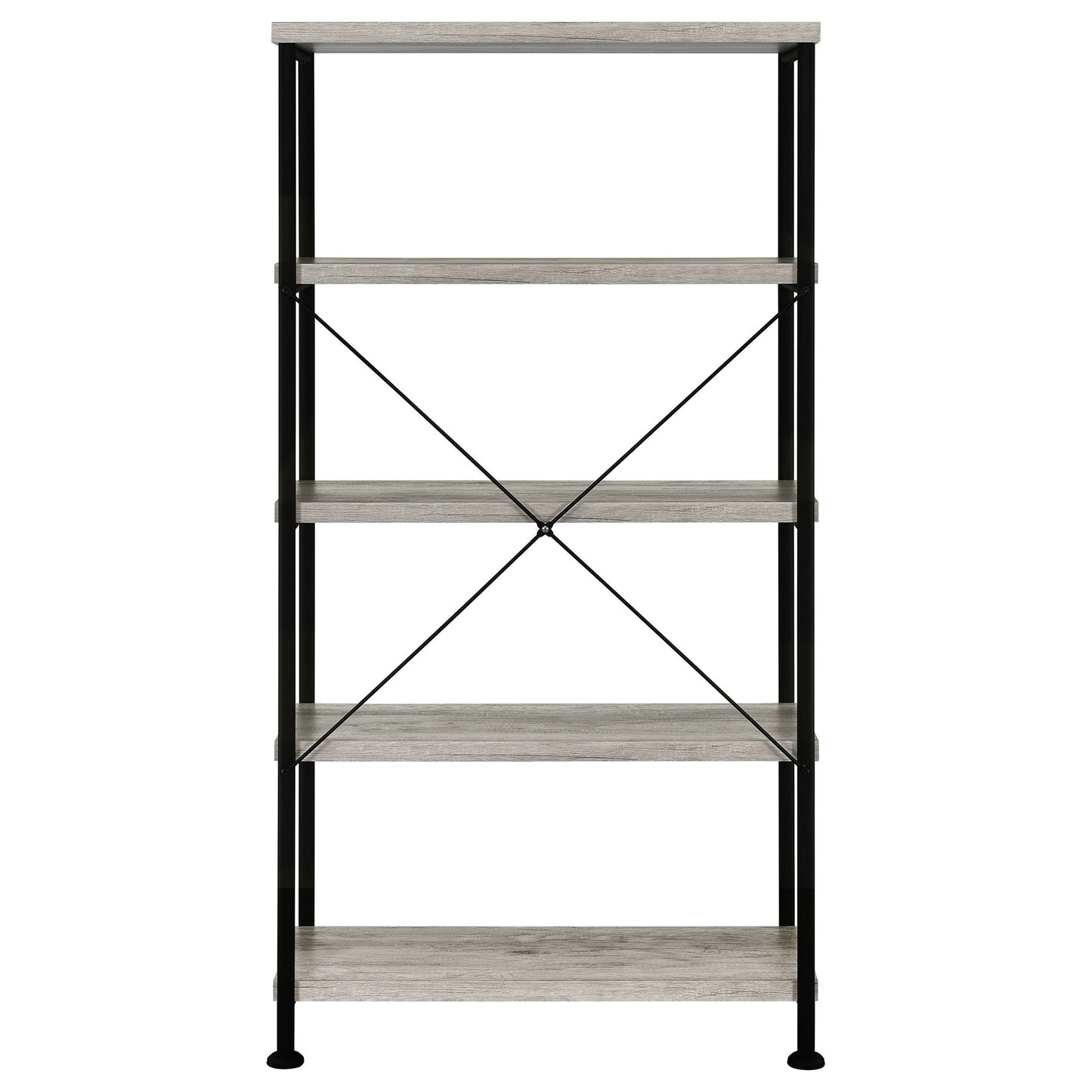 Analiese 63-inch 4-shelf Bookshelf Grey Driftwood