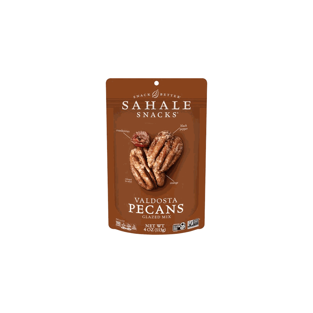 SAHALE SNACKS: Valdosta Pecans Glazed Mix Nut Blend, 4 oz