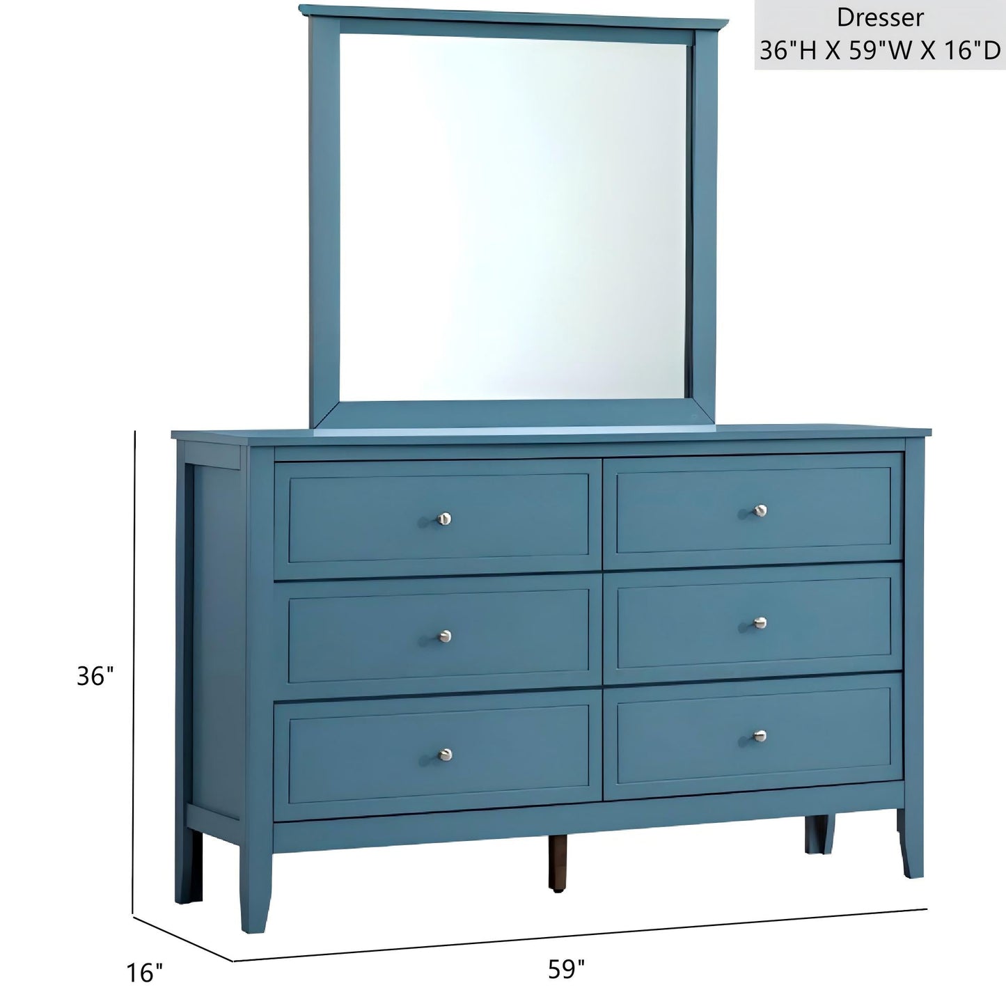 Daniel G1316-D-80 Dresser (Without Mirror)