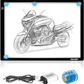 Tablette lumineuse LED A3 magnétique pour traçage, dessin et art, à intensité réglable