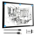 Tablette lumineuse A3, traceur LED A3 ultra-fin, luminosité réglable
