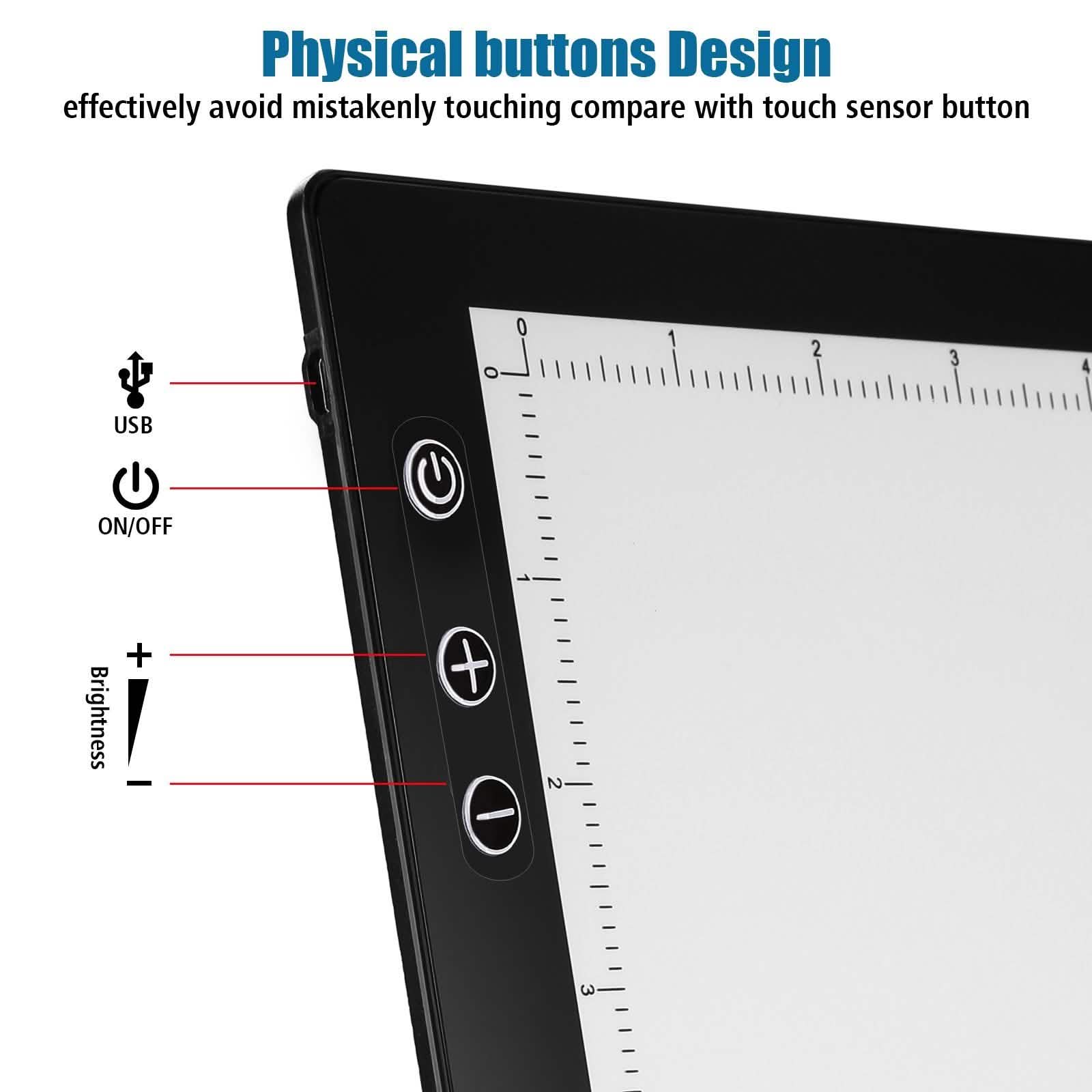 Tablette lumineuse A3, traceur LED A3 ultra-fin, luminosité réglable