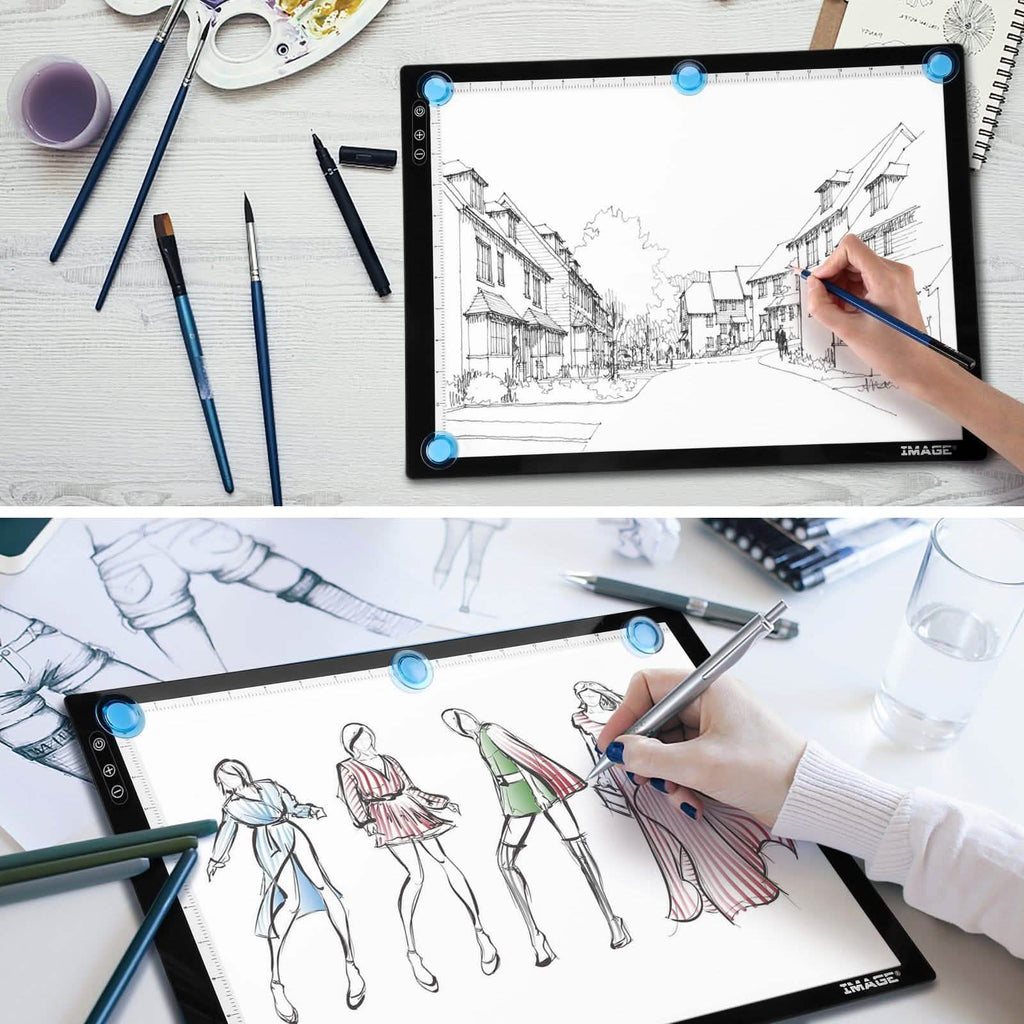 Tablette lumineuse A3, traceur LED A3 ultra-fin, luminosité réglable