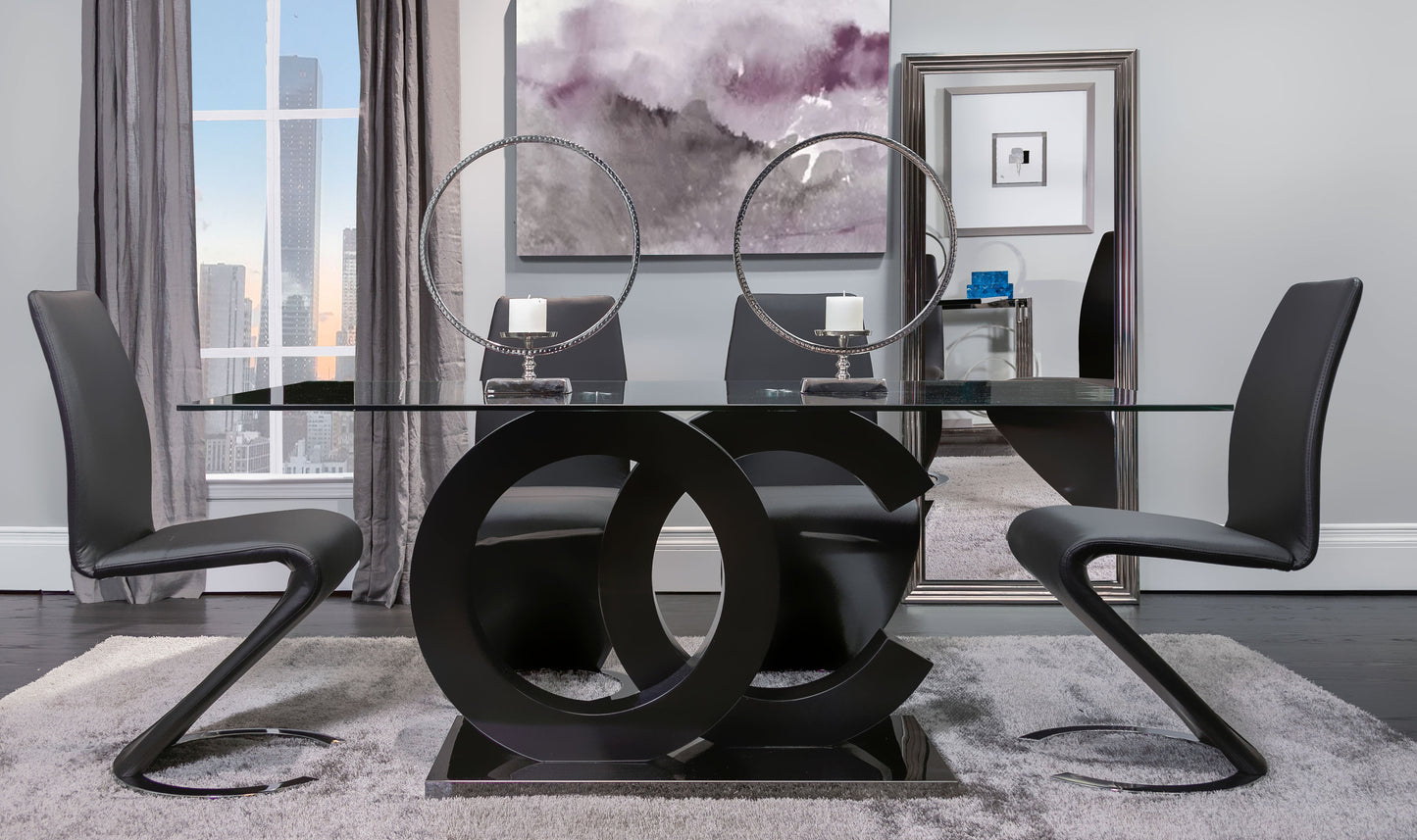 Marcus Horseshoe Dining Chair Set