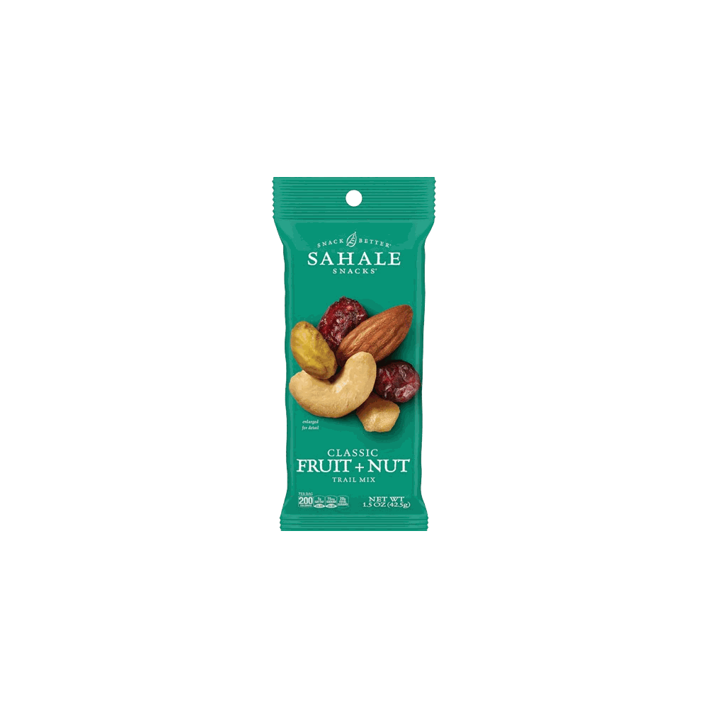 SAHALE SNACKS: Classic Fruit and Nut Trail Mix, 1.5 oz