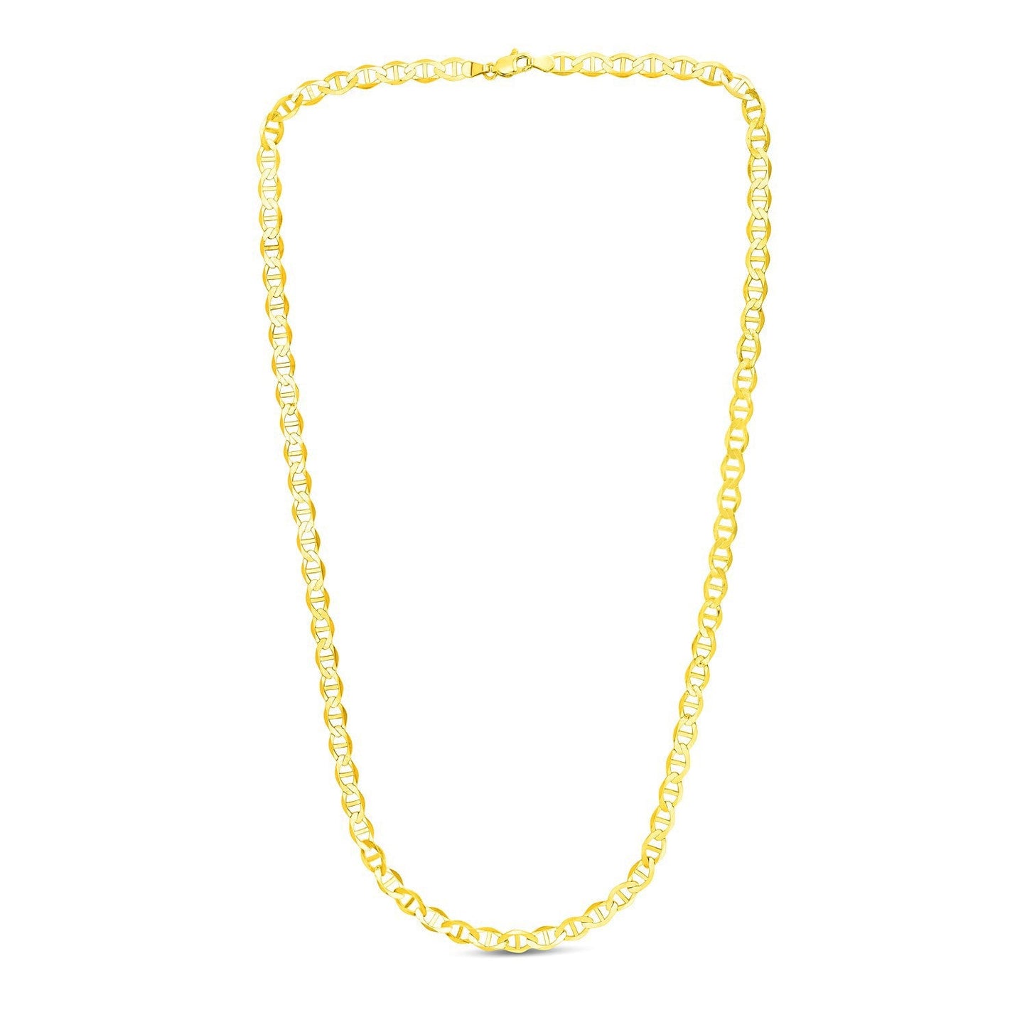 5.5mm 10k Yellow Gold Mariner Link Chain
