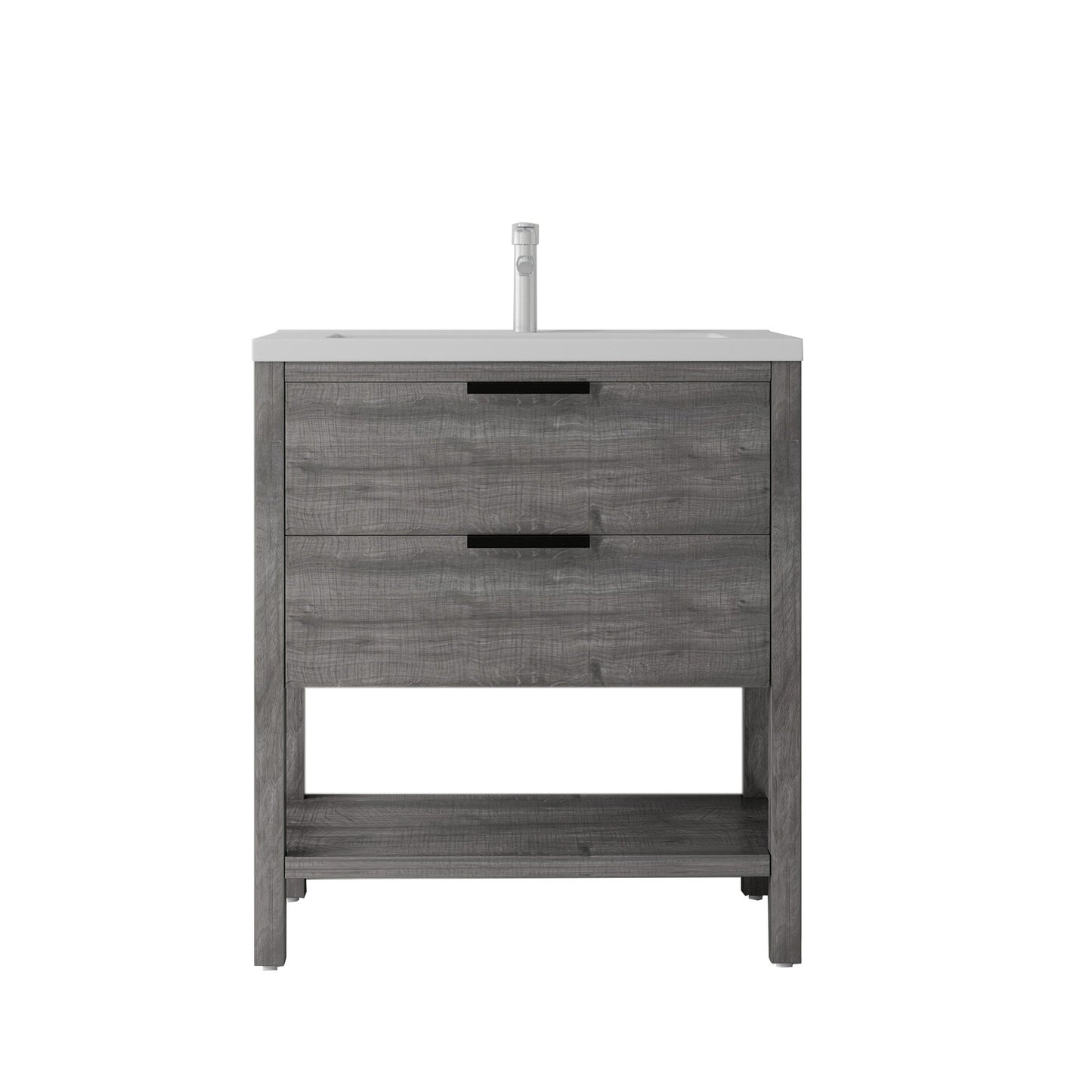 36 Inch Freestanding Bathroom Vanity with Sink and Soft-Close Drawer