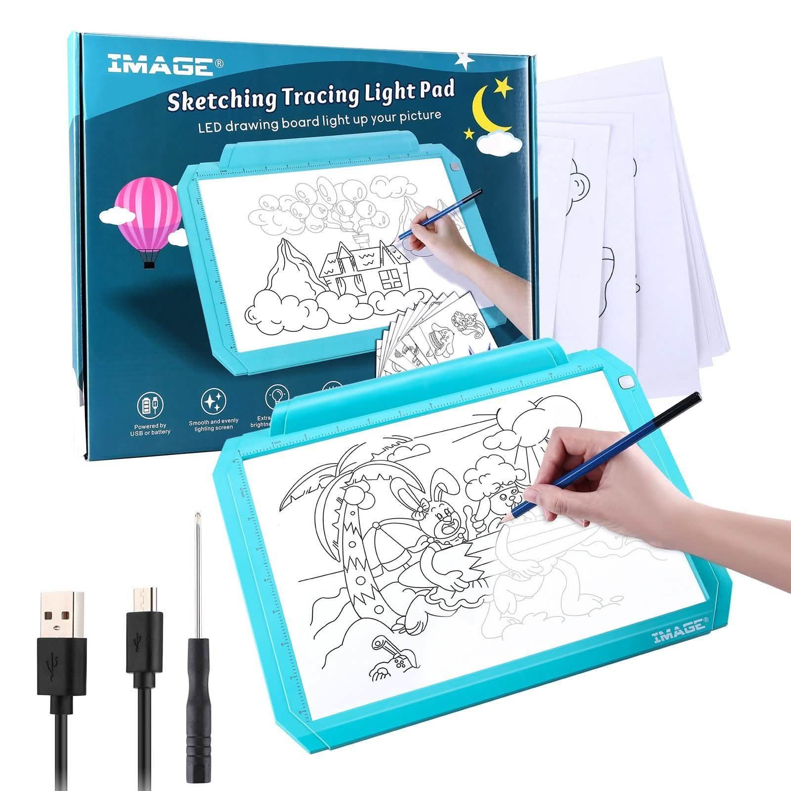 A4 LED トレーシングライトパッド ボックス メモリ機能付き 描画・スケッチ・アニメーション用