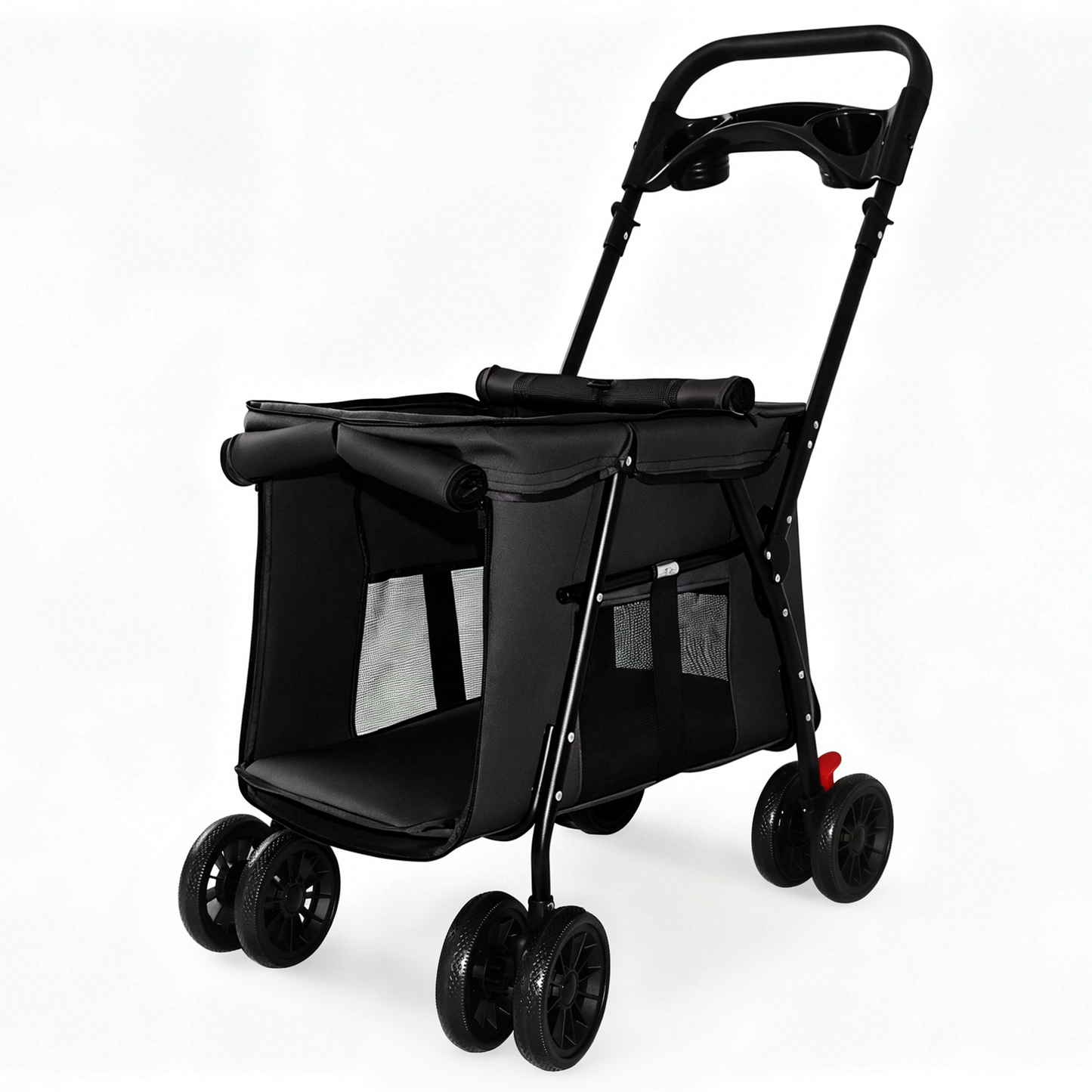 Leavader Foldable Pet Stroller with Safety Features