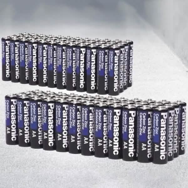Piles Panasonic AA ou AAA - Formats de paquets assortis