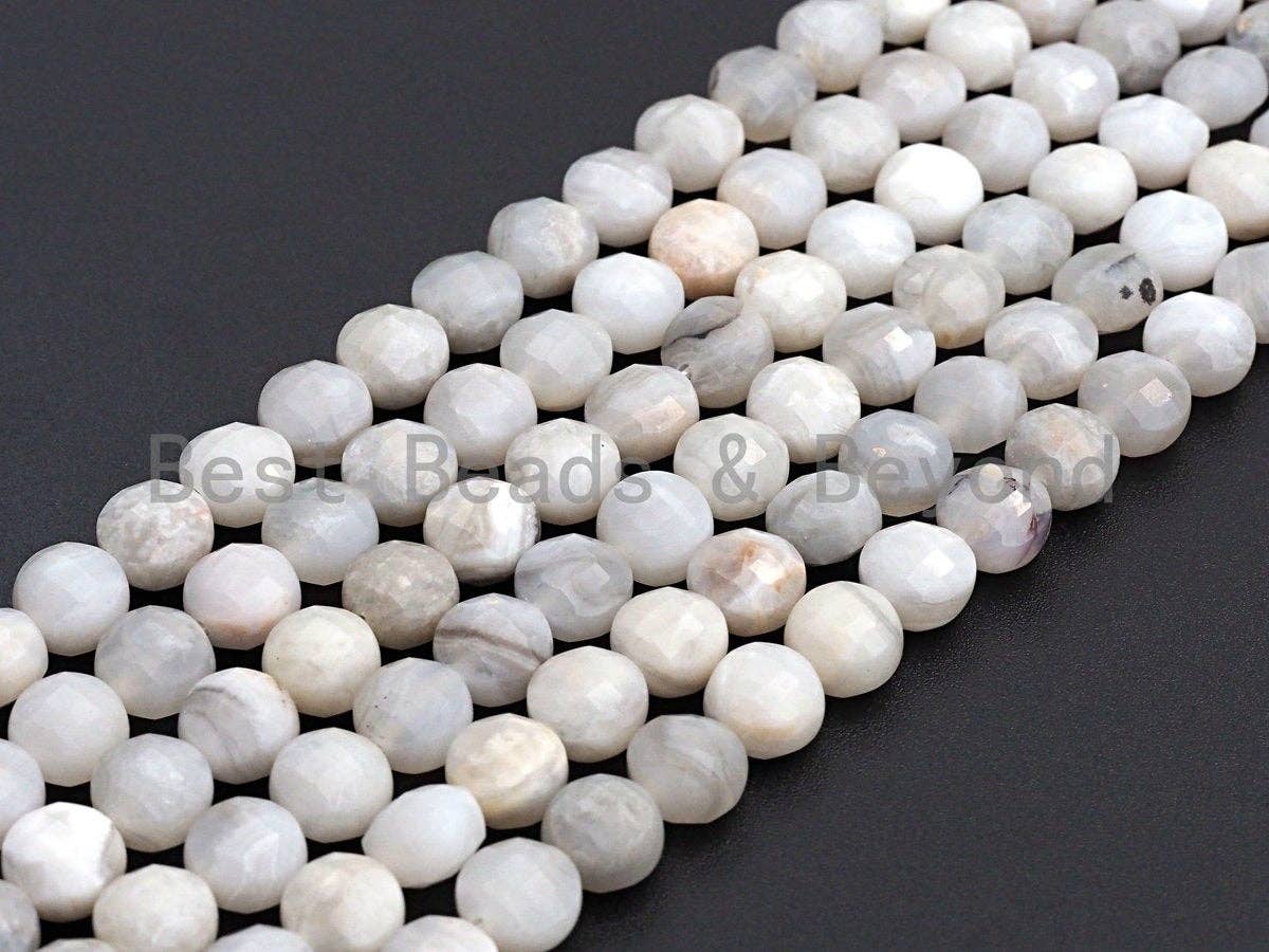 SPECIAL Checkerboard Cut Natural Agate Coin Shape beads, 6mm/8mm/10mm Natural Turtle Shell Cut Agate Beads, 16" Full strand, Sku#U761