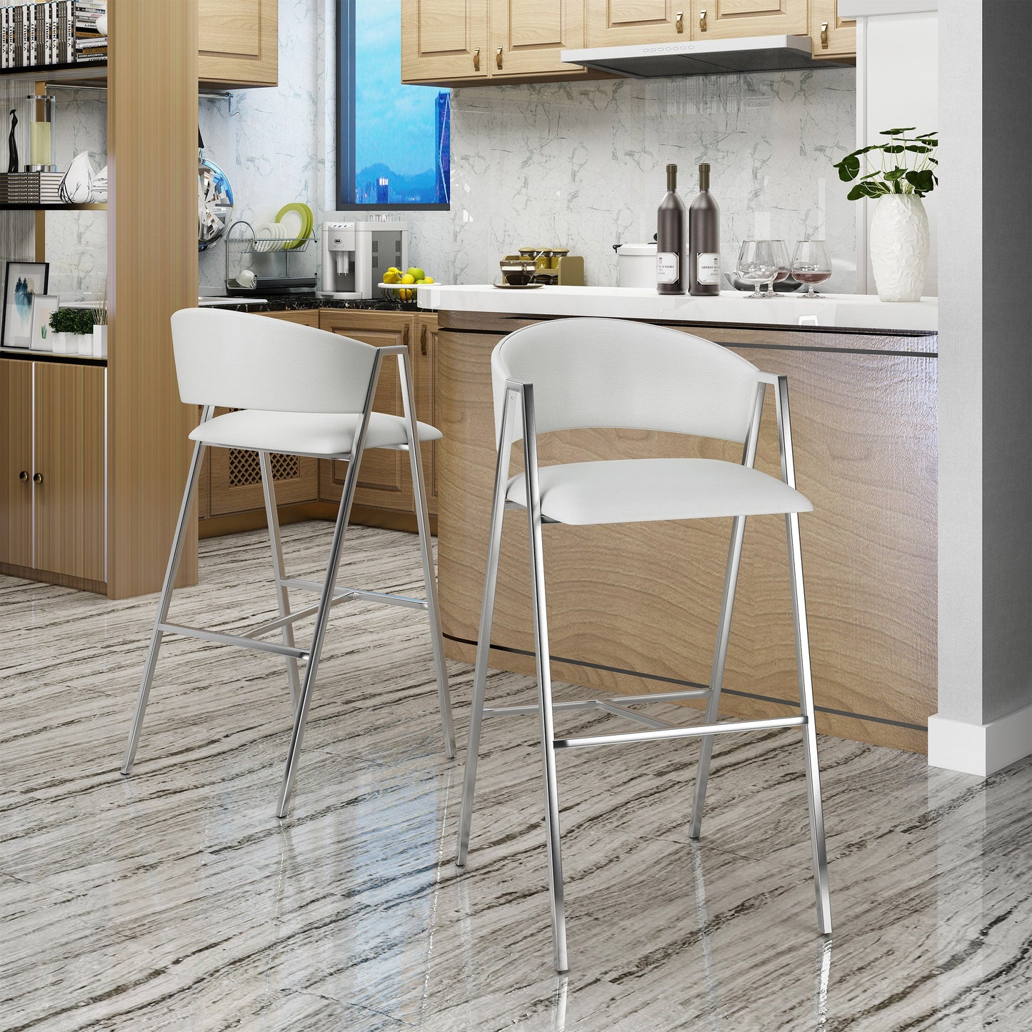 Modern Bar Stools MP2 (Set of 2)