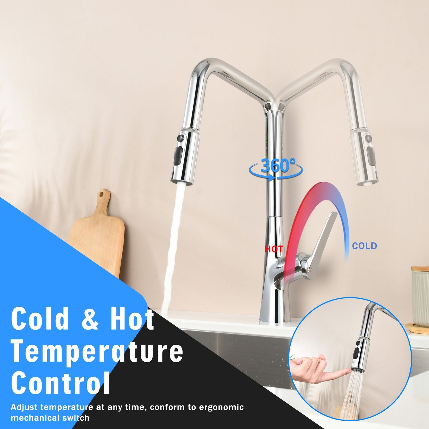 Professional Kitchen Faucet