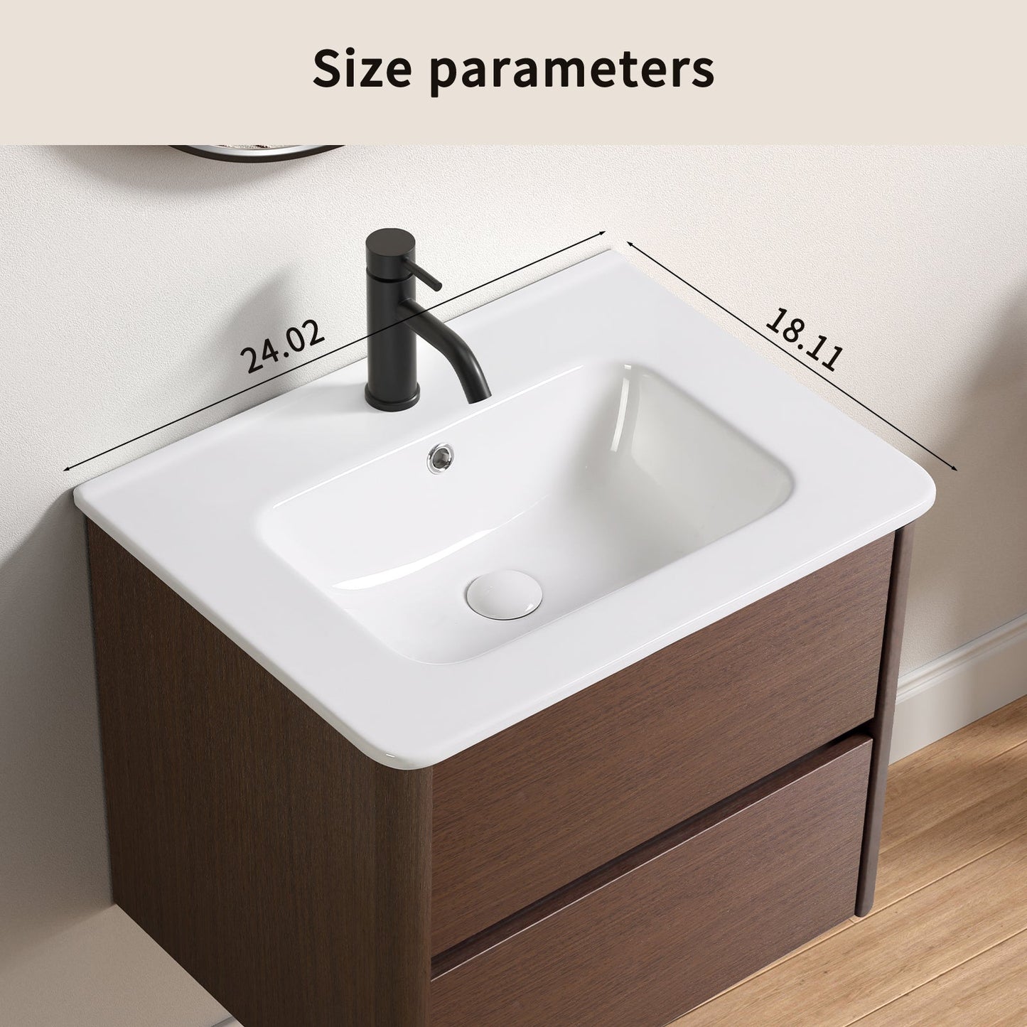 Glossy Ceramic Bathroom Vessel Sink