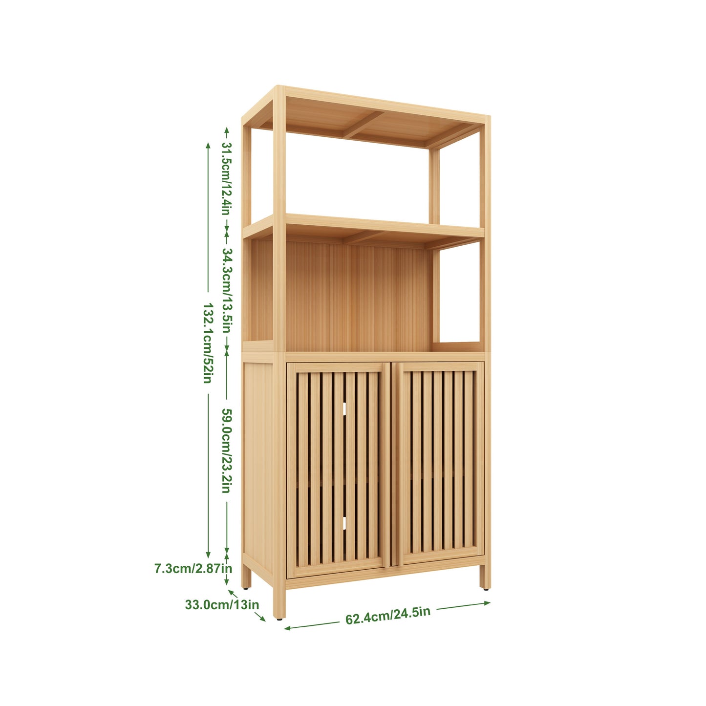 Bamboo Storage Cabinet