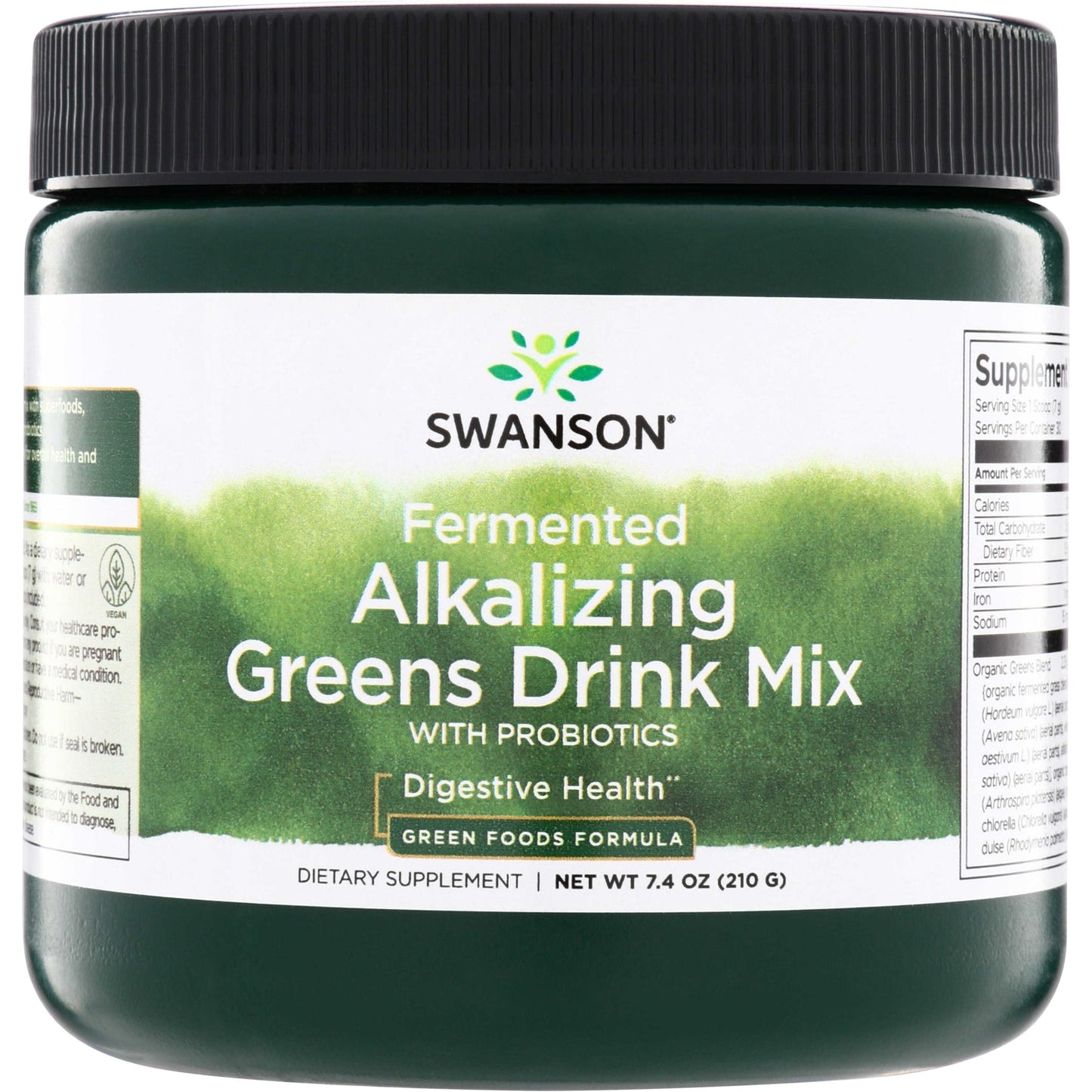 Fermented Alkalizing Greens Drink Mix with Probiotics