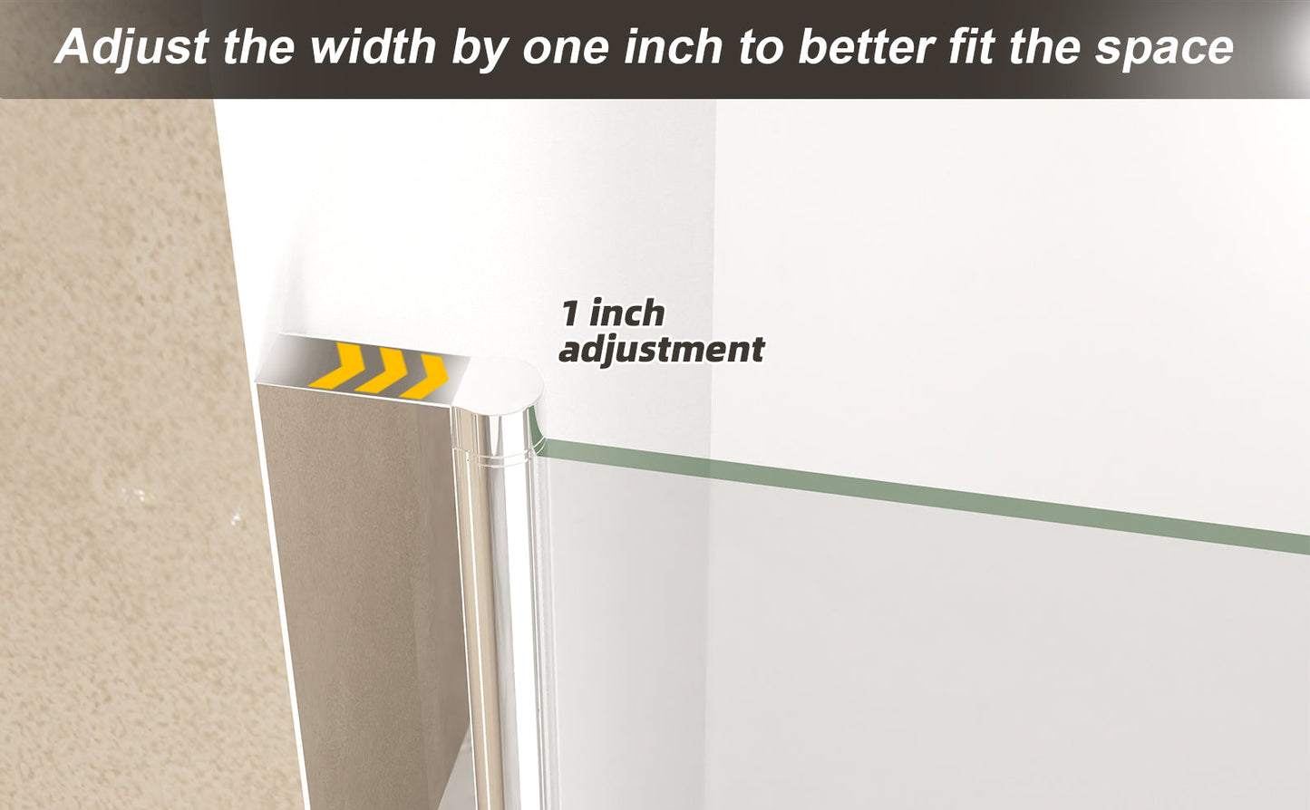 29-28"x 72" Bifold Shower Door, 1/4" Tempered Glass