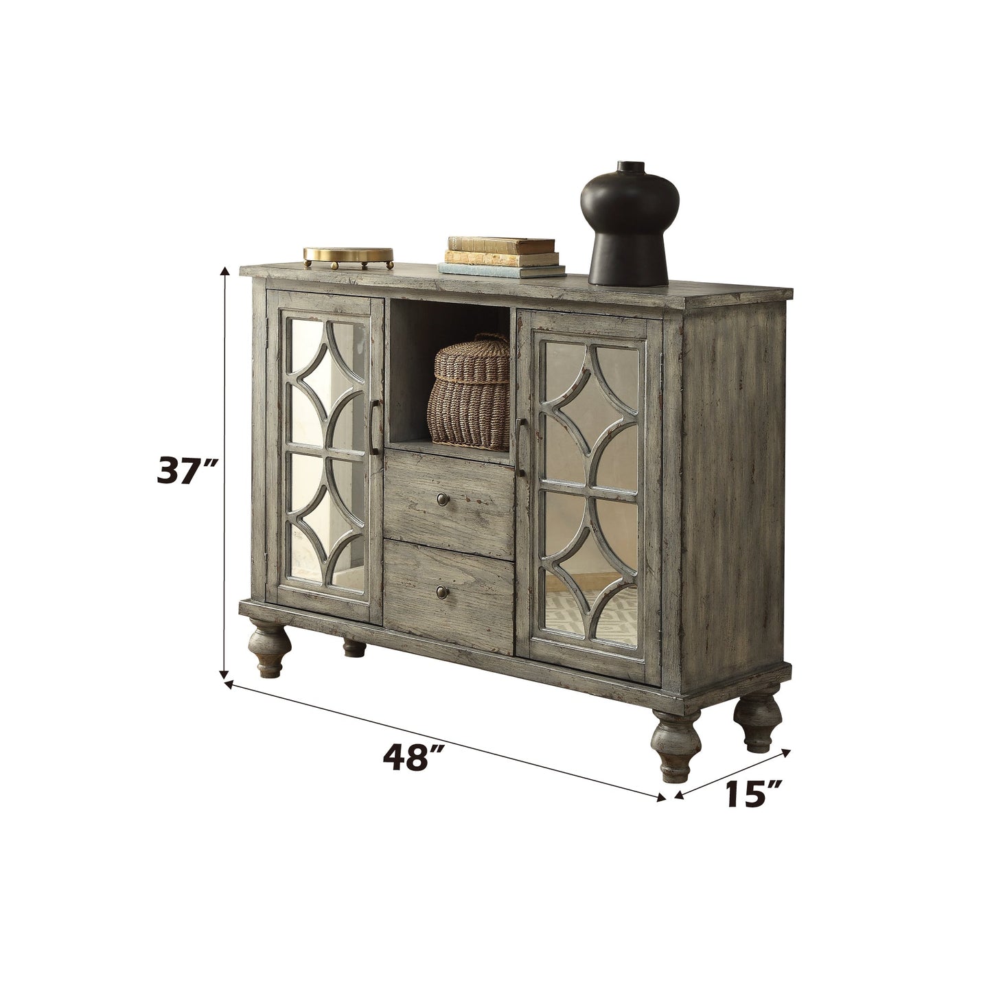 Velika Weathered Console Table