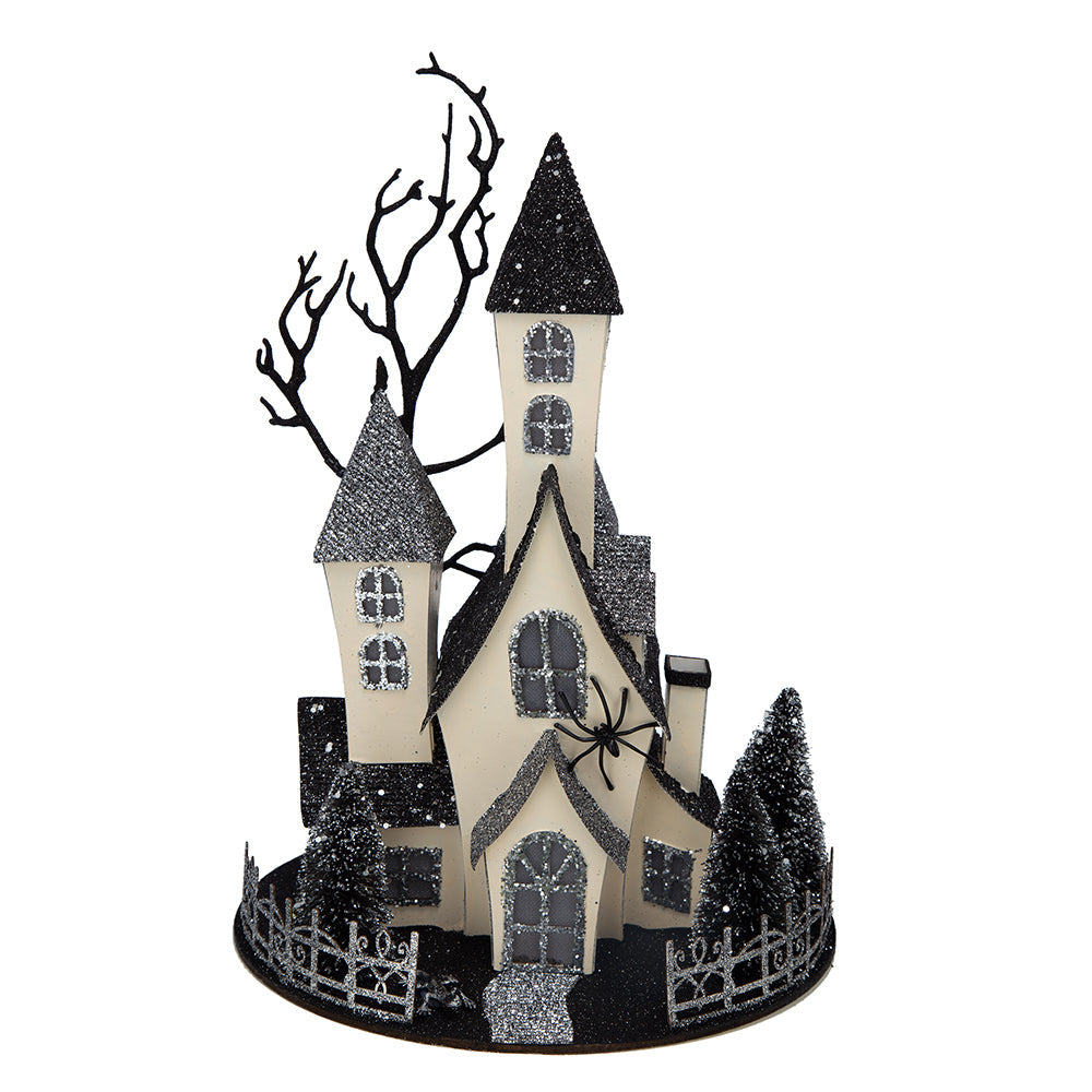 Lighted Cardboard Haunted House