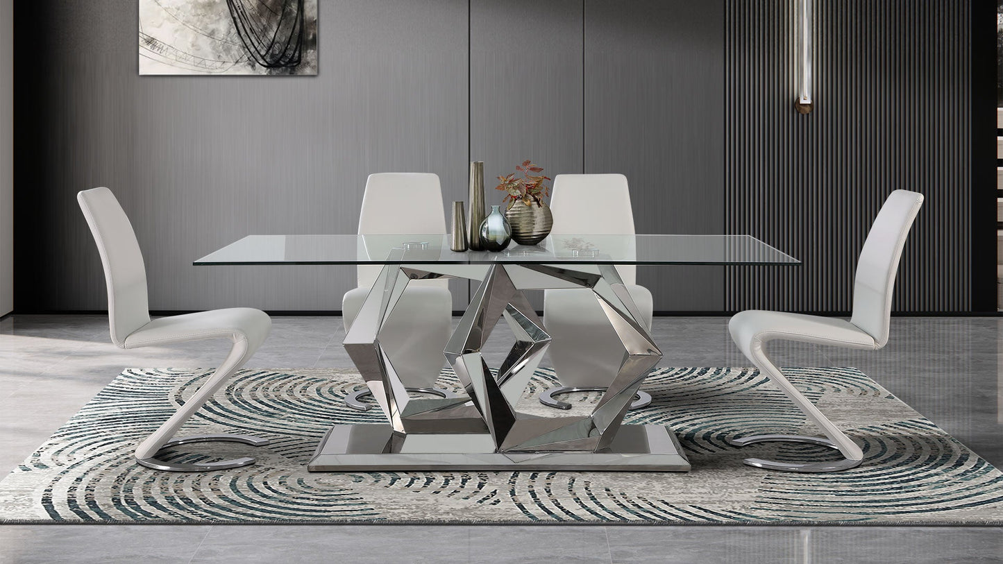 Marcus Horseshoe Dining Chair Set