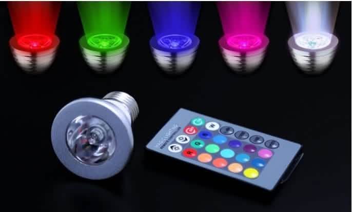 2-Pack: Magic Light Color-Changing LED Light Bulbs with Remote Control