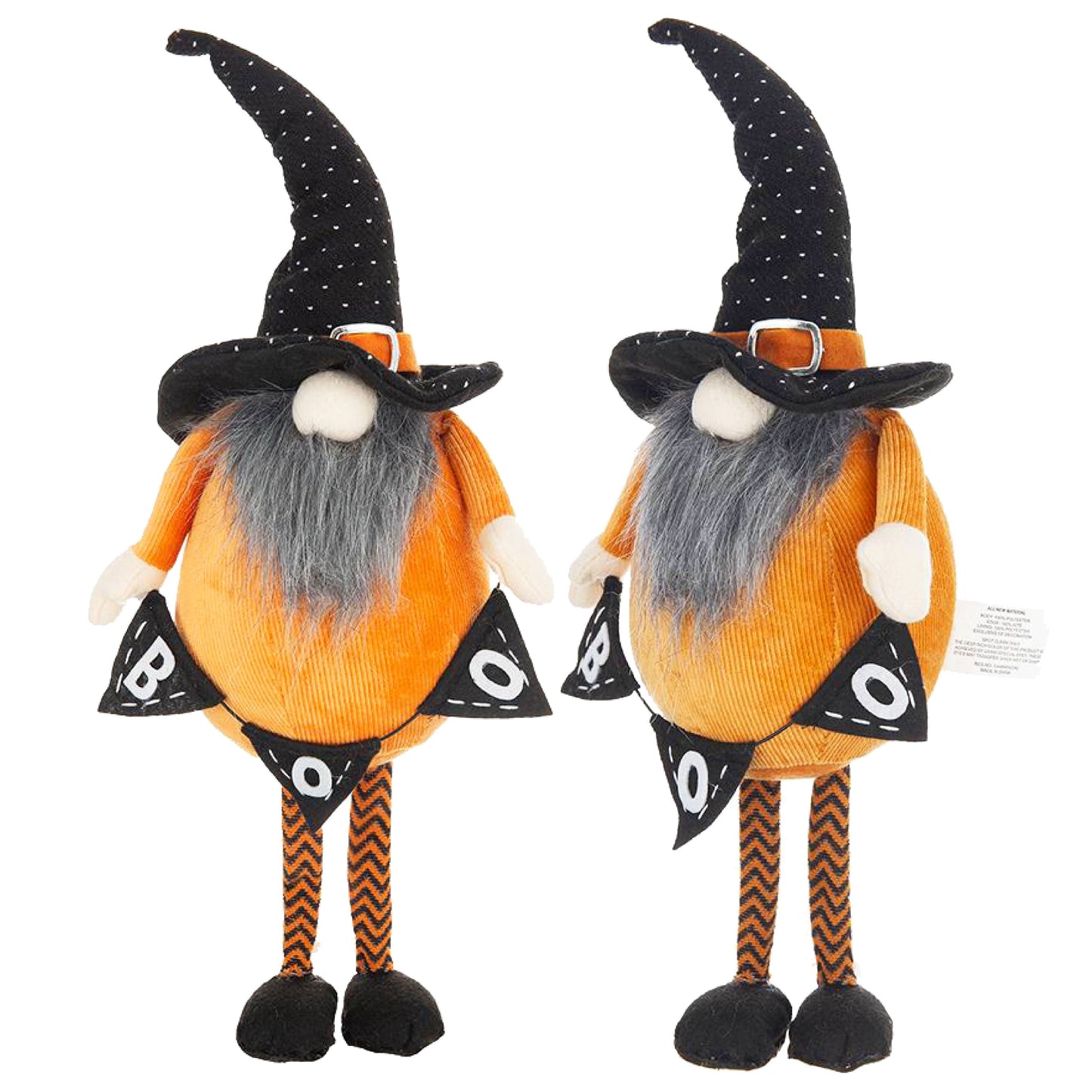 Set of 2 Fabric Standing Decor