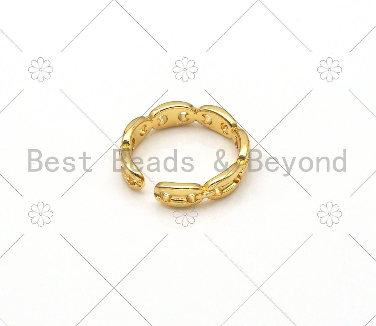 Oval Link Adjustable Ring, Sku#X221