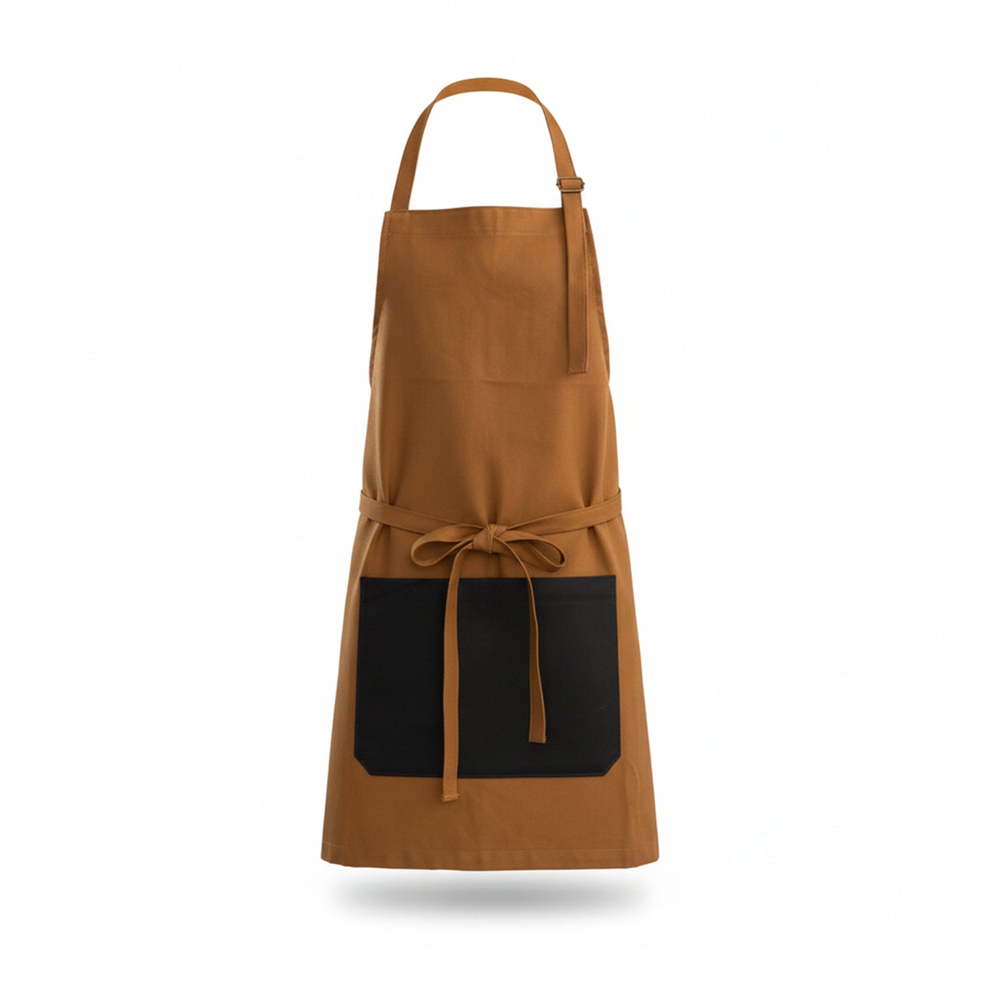 Riveter Made Apron | Tobacco + Black Leather