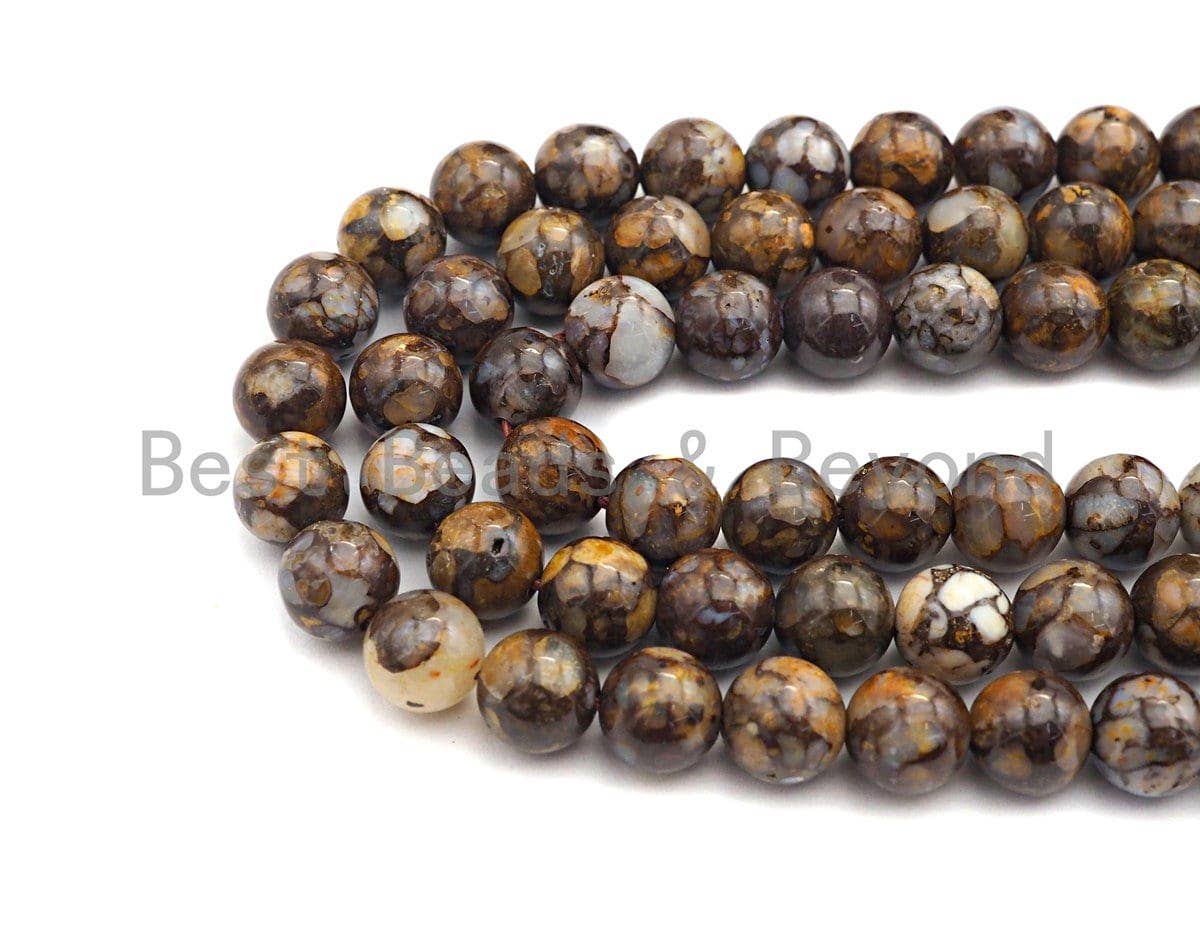High Quality Brown Opal Bead, 6mm/8mm/10mm, Natural Opal Beads, Opal Gemstone beads, sku#U575