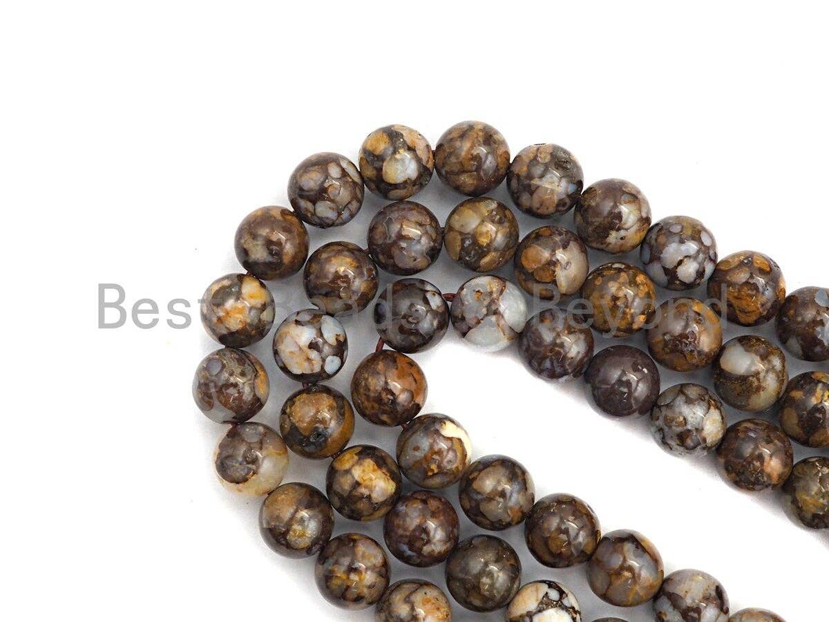 High Quality Brown Opal Bead, 6mm/8mm/10mm, Natural Opal Beads, Opal Gemstone beads, sku#U575