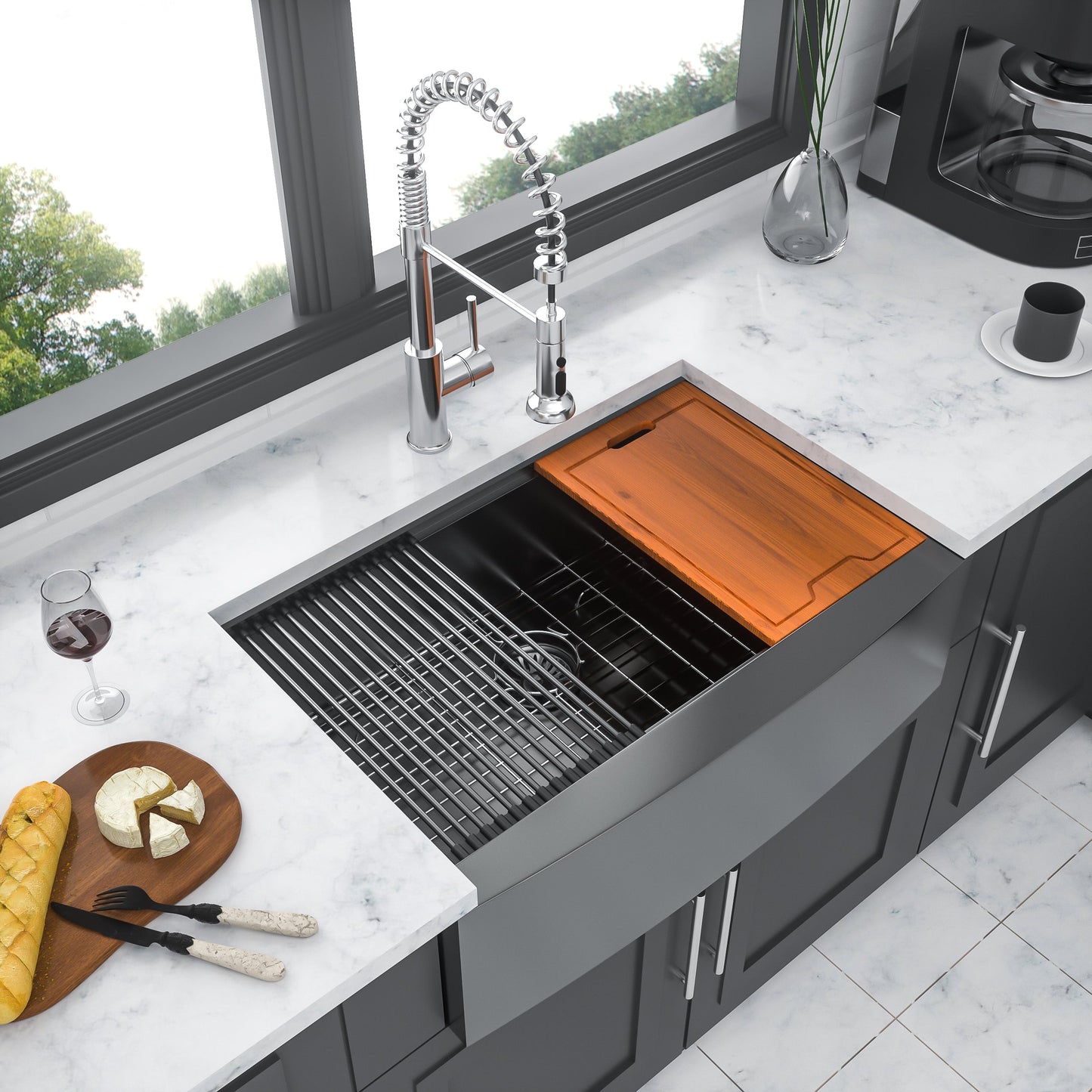 33" Kitchen Sink