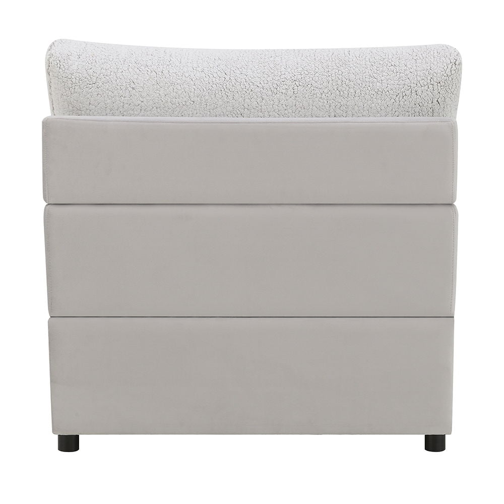 Tarrance - Modular Power Armless Recliner - Gray