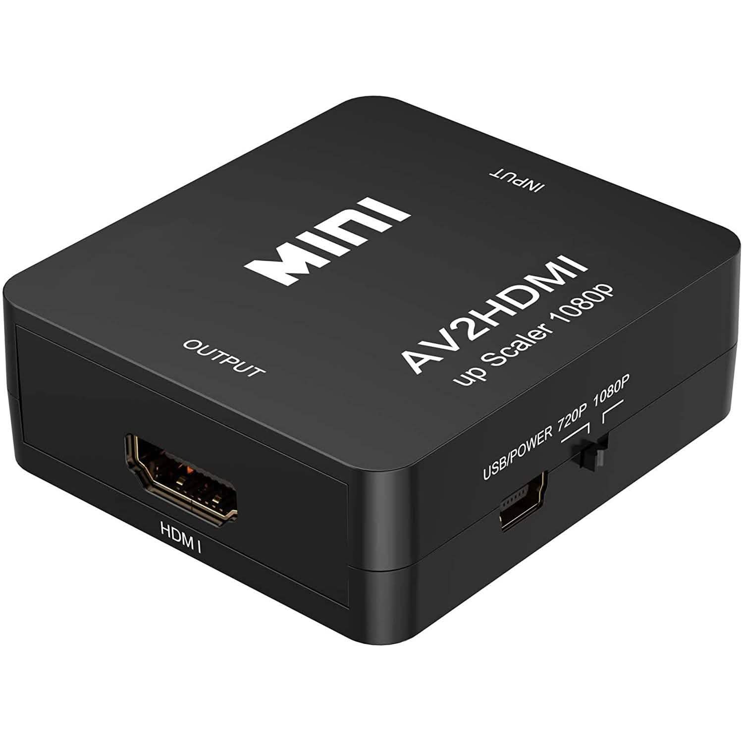 ABLEWE Adaptateur Mini Convertisseur Audio Vidéo RCA Composite CVBS 1080P