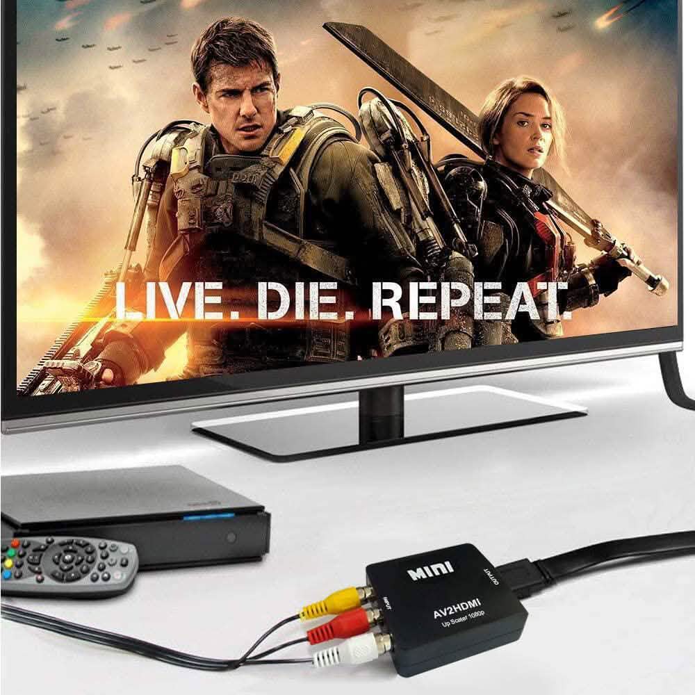 ABLEWE Adaptateur Mini Convertisseur Audio Vidéo RCA Composite CVBS 1080P