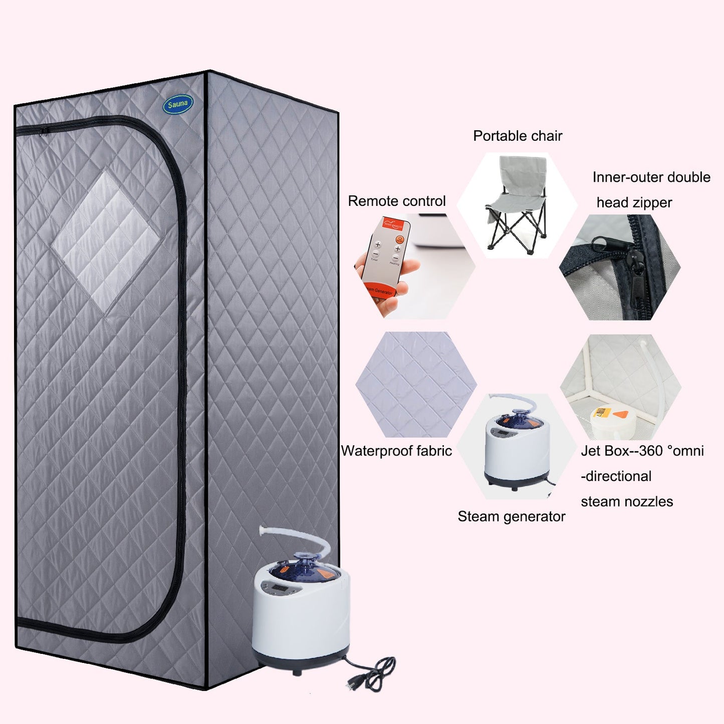 Portable Full Body Steam Sauna Tent