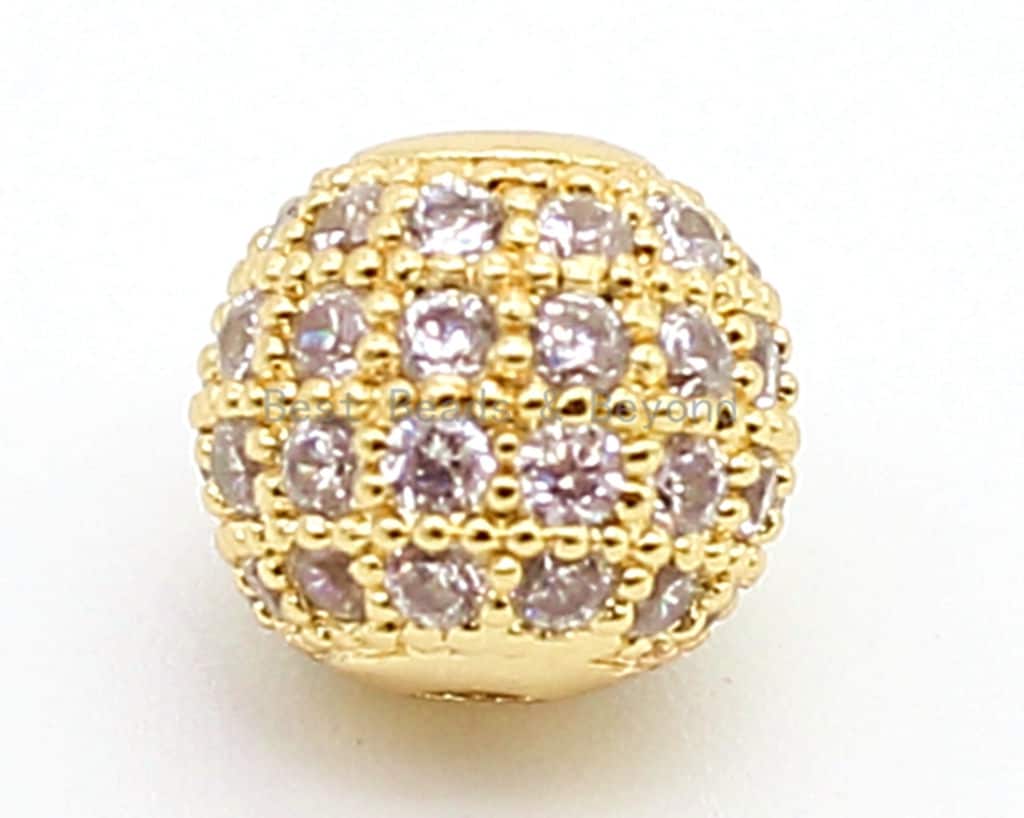 CZ Micro Pave Round Ball Bead, Cubic Zirconia Pave Beads, Shamballa Ball beads, CZ Pave Ball 4,6,8,10,12,16,18,24mm,sku#G306