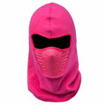 Masque rose unisexe pour temps froid