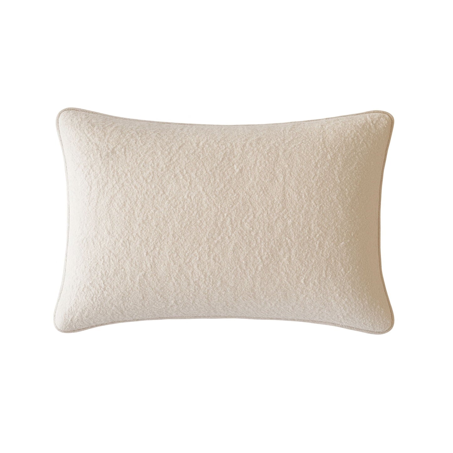 Homey Cozy Textured Throw Pillow - Ivory