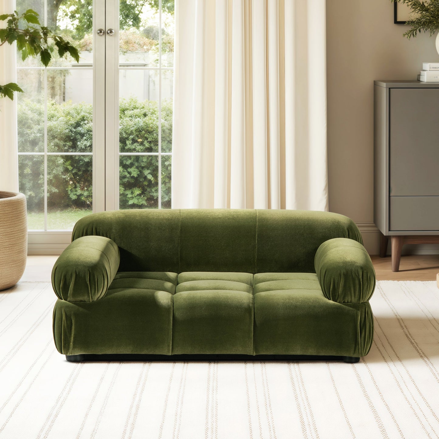 Marcel Upholstered Modern Small to Medium Pet Bed