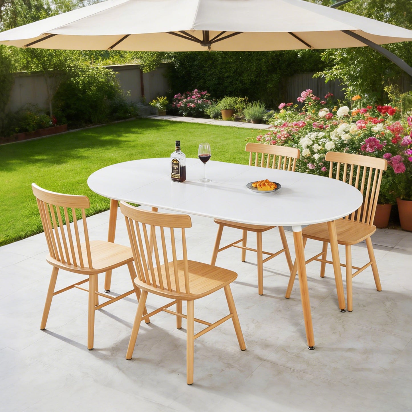 Extensible Table for Dining, Office, or Coffee