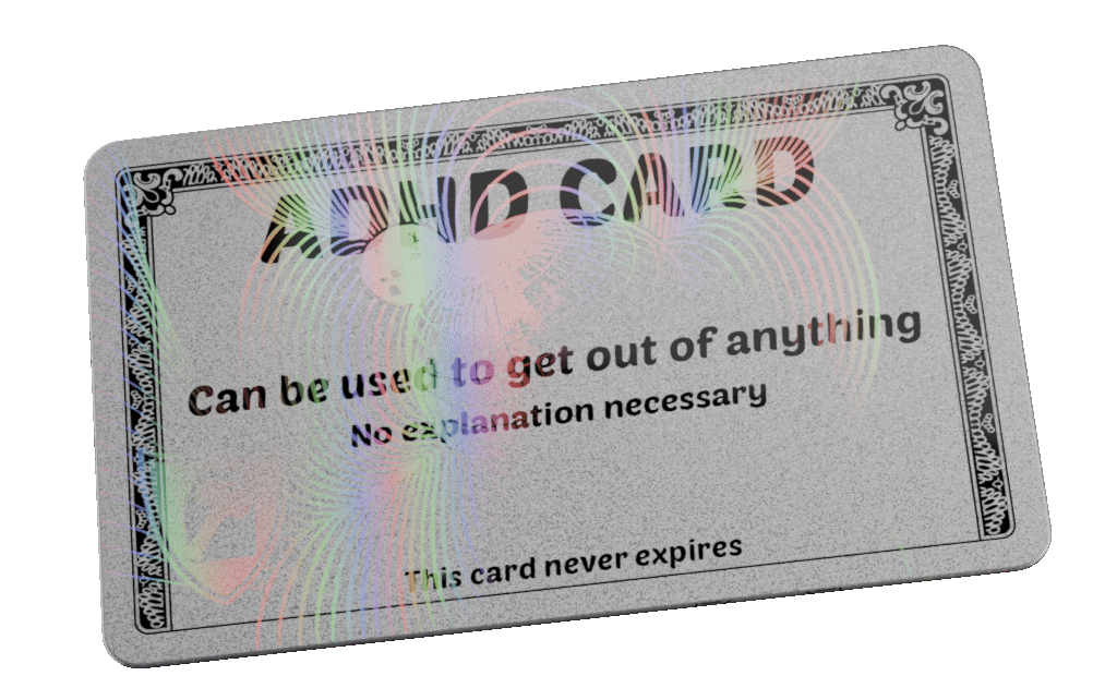 ADHD Card
