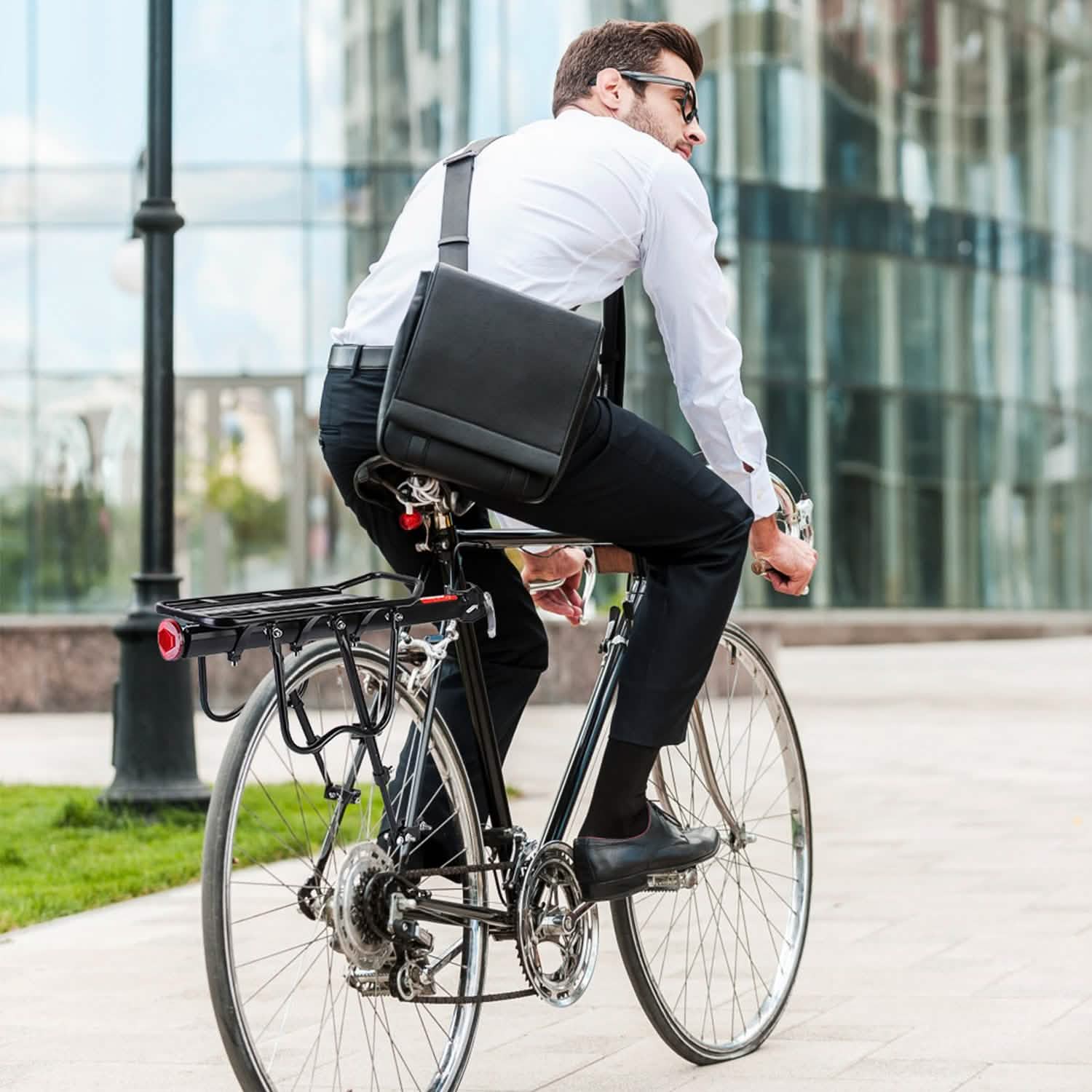 Porte-bagages de vélo réglable
