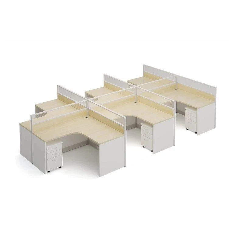 Solven · L-Shaped Cubicle Workstation