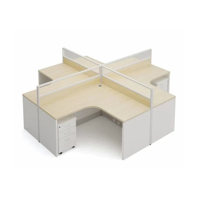 Solven · L-Shaped Cubicle Workstation