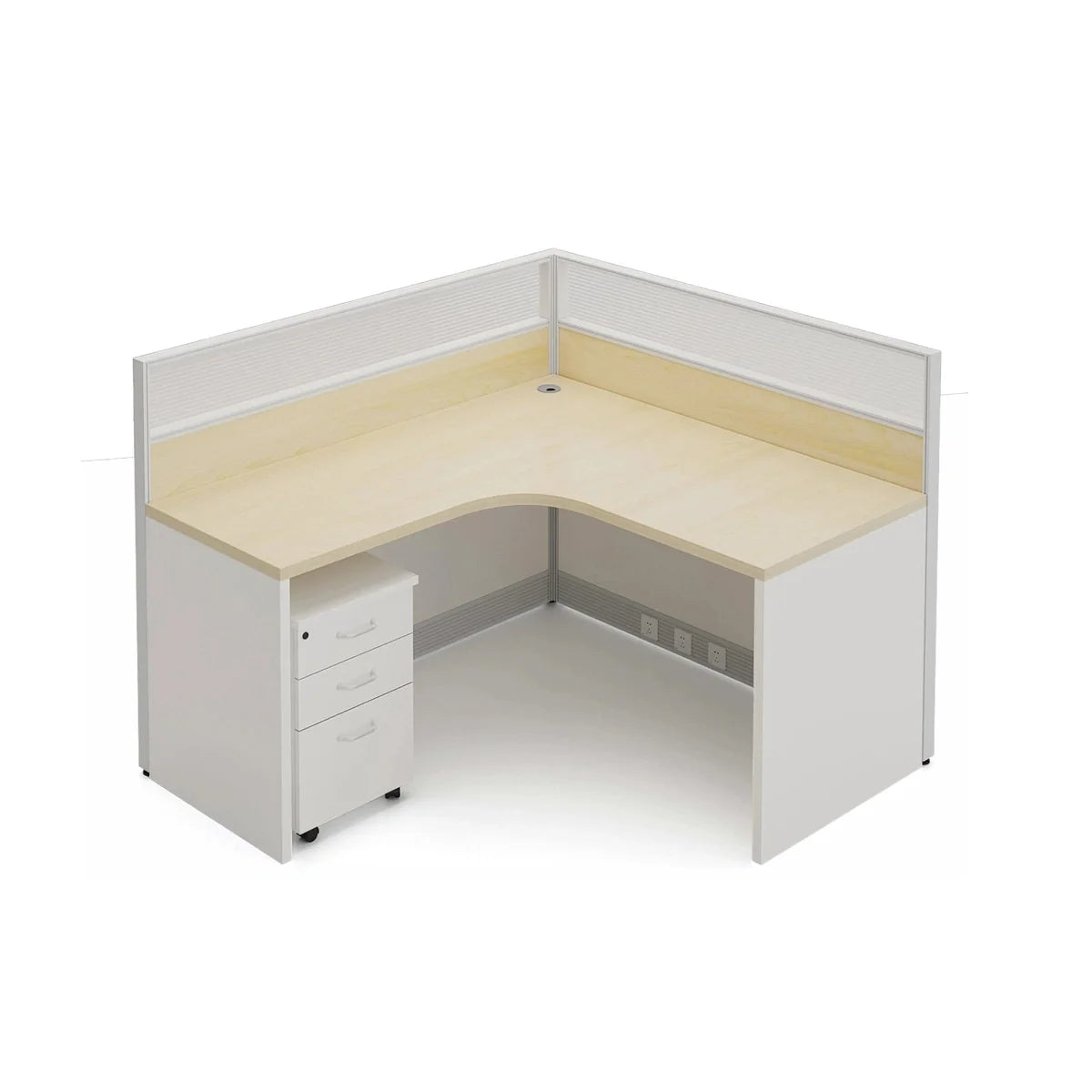 Solven · L-Shaped Cubicle Workstation