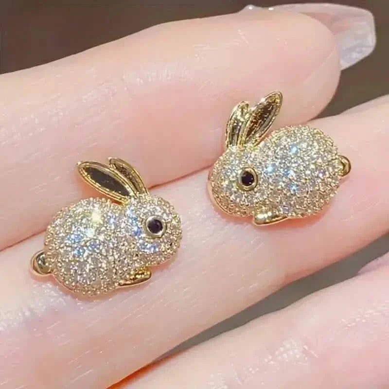 Adorable Rabbit-shaped Earrings