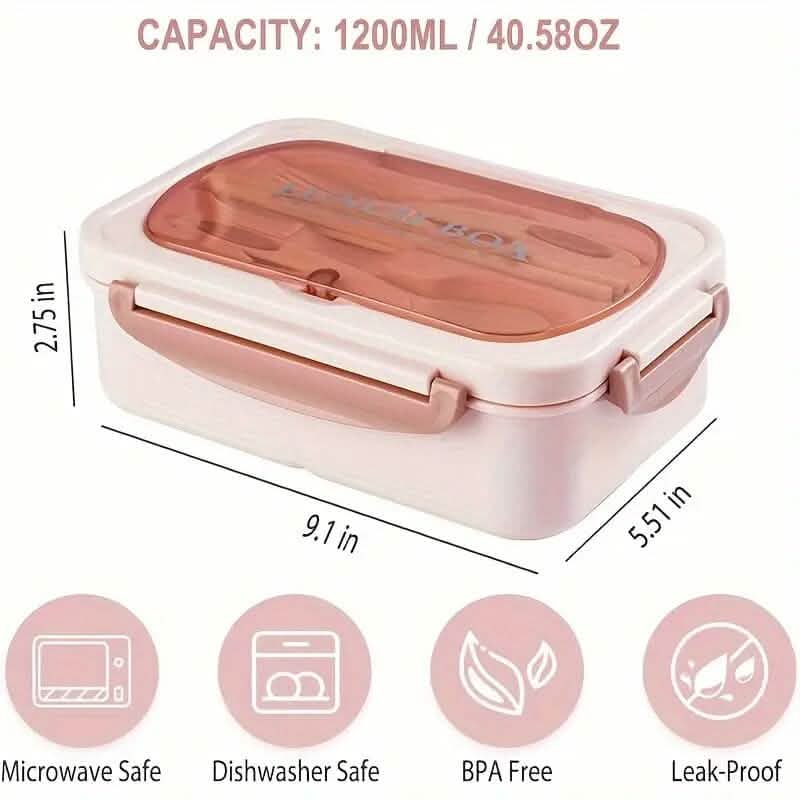 Adult Leak Proof Lunch Box with Tableware