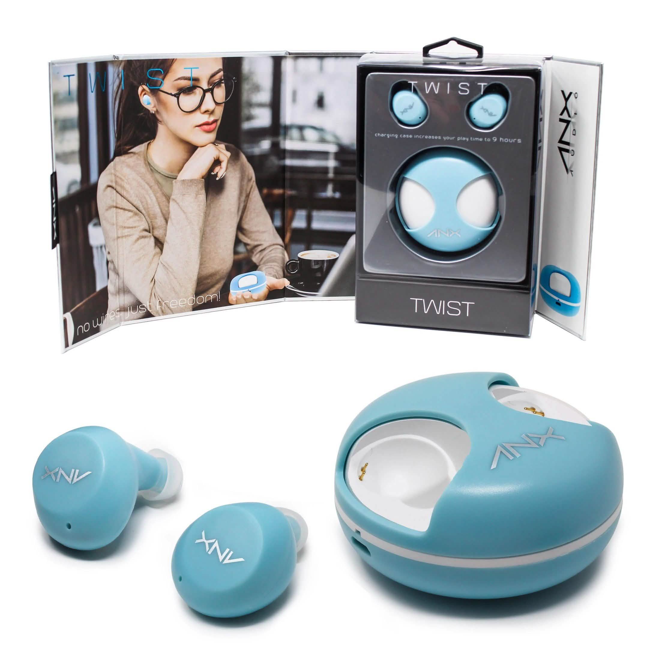 Aduro Twist True Wireless Earbuds with Charging Case