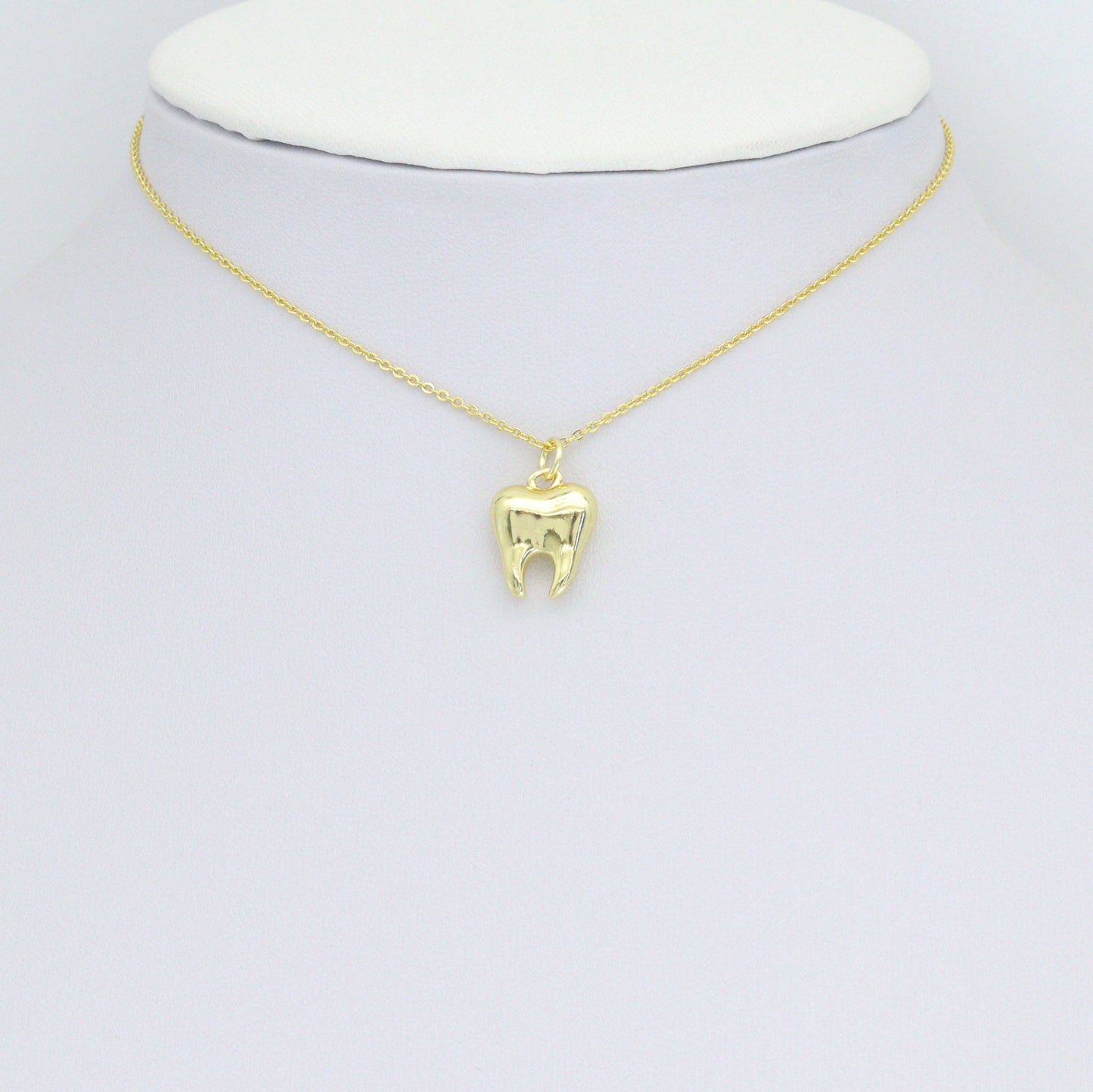 Slippy Gold Tooth Teeth Shape Charm Pendant,Sku#LD718